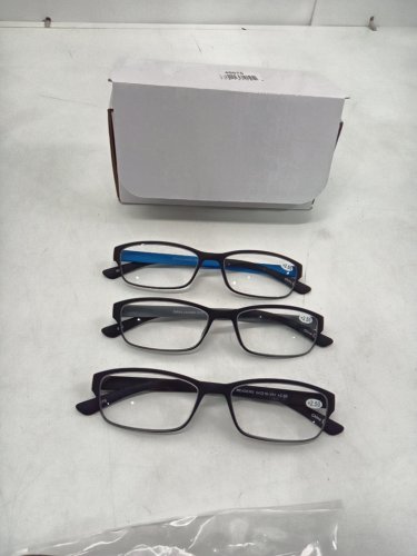 2PK UNISEX sav eyewear flex light readers +2.50 - assorted colours image 2