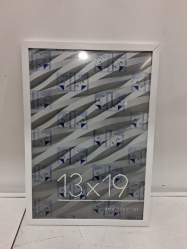Americanflat Picture Frame with Polished Plexiglass - 13" x 19" - white image 3