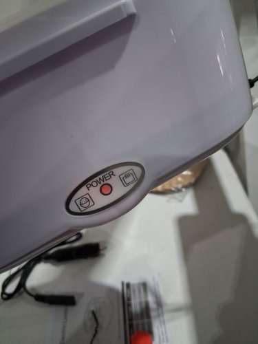 AYNEFY Electric Lunch Box Portable Food Warmer – Dual 12V Car & 110V Home Heating -1.5L - red/white image 5