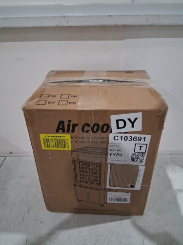 3-IN-1 PORTABLE 60° OSCILLATING AIR CONDITIONER/COOLER WITH REMOTE - 6 SPEEDS - 12L - WHITE (MODEL: KYS-30-105Y) image 2