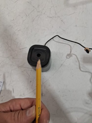 Aniborsa USB & Battery Operated Electric Pencil Sharpener - 6mm - 8mm PENCILS - black (model:  1705) image 5