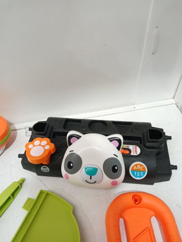 FISHER-PRICE 2-SIDED STEADY SPEED PANDA WALKER INTERACTIVE BABY TOY WITH LIGHT, 100+ SONGS, SOUNDS & PHRASES - MULTICOLOUR (MODEL: ‎HGM26) image 4