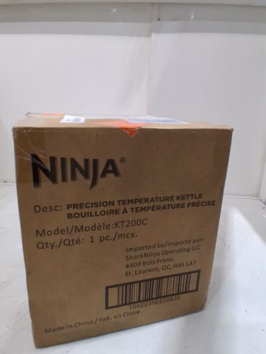 NINJA PRECISION TEMPERATURE ELECTRIC KETTLE - 7 CUP CAPACITY - BRUSHED STAINLESS STEEL (MODEL: KT200C) image 2