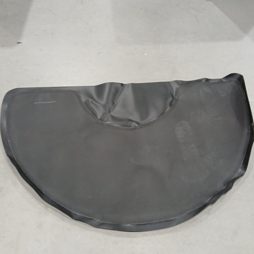 SALON & BARBER SHOP CHAIR Semi-Circle ANTI-FATIGUE FLOOR MAT  - 3FT x 5FT - BLACK image 2