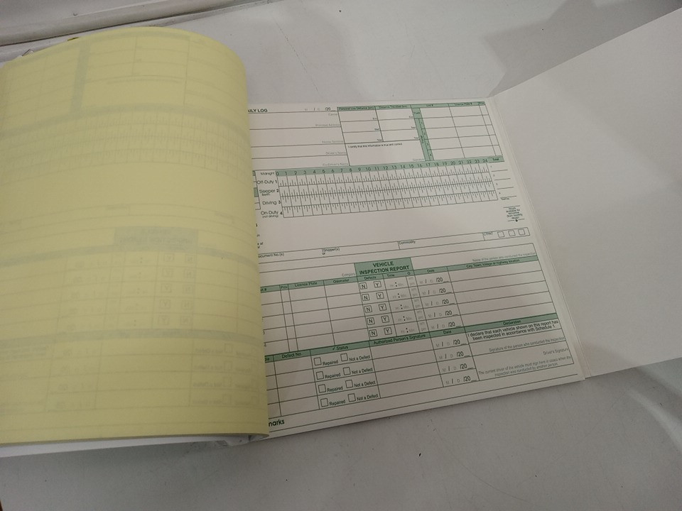 Ontario Trucking Association Canada / USA Driver's Daily Logbook and Vehicle Inspection Report (Model: LOG-LMLT-STK) image 3