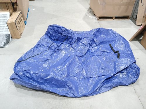 Heavy Duty Mattress Bag with Hand Grips for Moving and Storage - QUEEN Size (82" x 57" x 15") - blue image 5