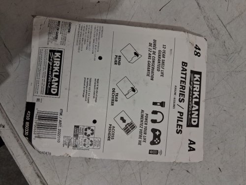 48PK kirkland signature alkaline batteries - AA (MODEL: 1034635 2322010) image 2