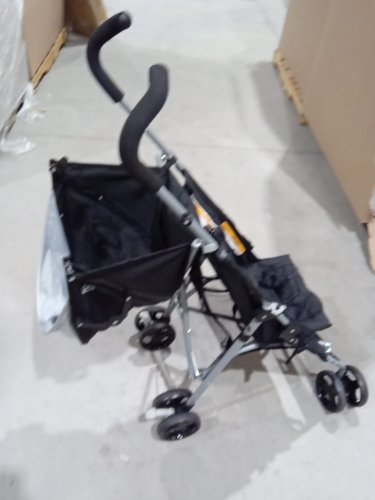 BILY DELUXE EASY FOLDABLE UMBRELLA STROLLER With 40LBS CAPACITY - BLACK (MODEL: BSB1GBK) image 4