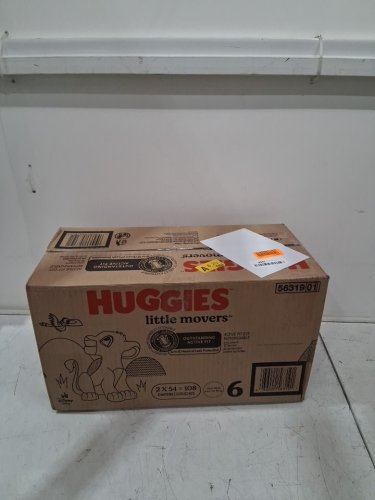 108pk huggies little movers outstanding active fit disposable baby diapers - size 6 (35lb+) - disney baby lion king (style: 56319) image 2