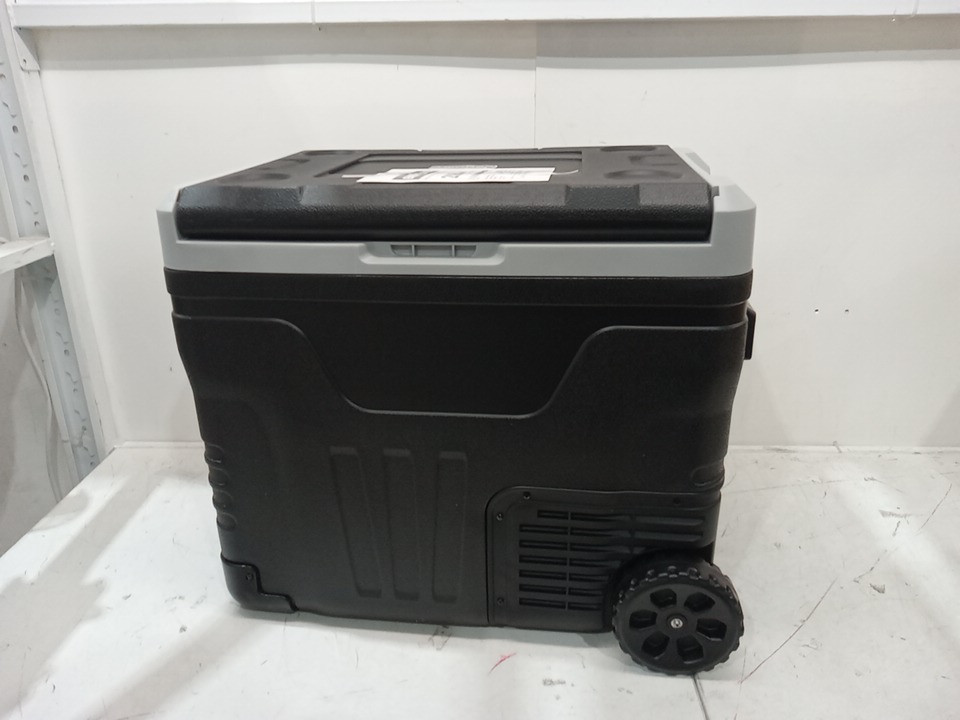 EUHOMY Dual Zone Portable Car Fridge Freezer  LED Digital Display and built-in wheels and handles - 50l  - 100v - Black / Grey (Model:CF003-50BL-CAEH) image 4