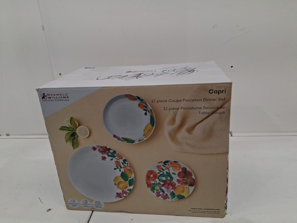 8pc Maxwell & Williams Capri Dinnerware Set - multi color floral (model: 1041712) image 6