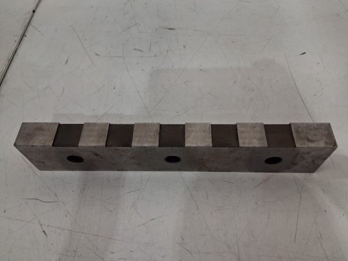 heavy duty industrial alligator shear blade for shearing machine - 12" x 2.25" - silver image 4