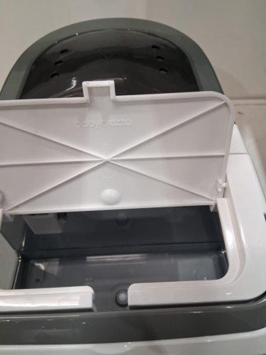 BABYBREZZA BOTTLE WASHER PRO 3-IN-1 WASHER/STERILIZER/DRYER - HOLDS 4 BOTTLES - BLACK/WHITE (MODEL: BRZ0103) image 8