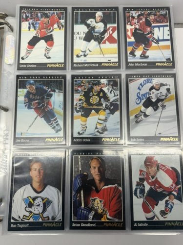 APPRX 630+ ASSSTD PINNACLE 1992/93 HOCKEY CARDS image 18
