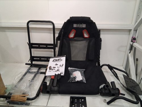 NEXT LEVEL RACING GT LITE FOLDABLE SIMULATOR RACING COCKPIT - BLACK/RED (MODEL: NLR-S021) image 3