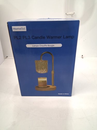 homelist RIPPLE GLASS candle warmer lamp with adjustable height - GOLD (model: mf103-kj) image 2