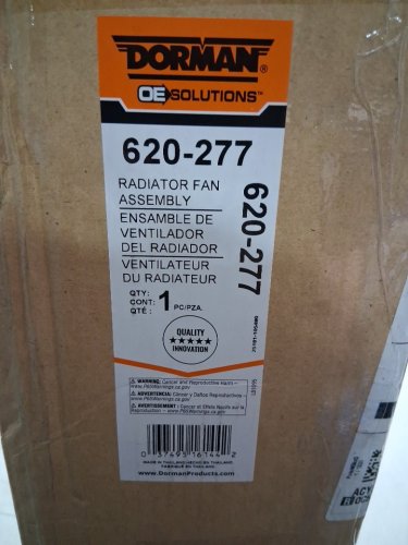 Dorman Radiator Fan Assembly Without Controller For 2005-2012 Acura RL (Model: 620-277) image 3