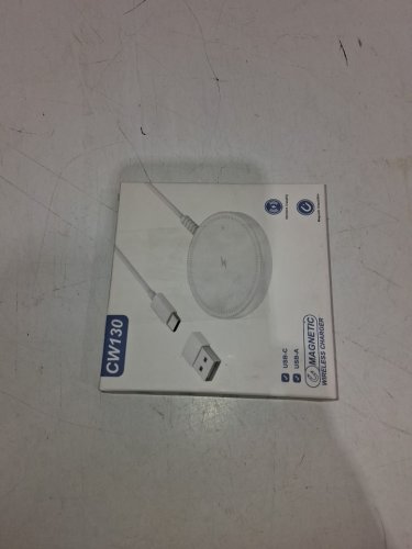 BENFEI 2-IN-1 Magenetic Wireless Charger USB-A / USB-C - 15W Output - White - (Model: CW130) image 2