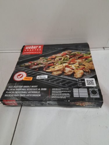 WEBER Crafted Griddle - 16" x 16" - BLACK (MODEL: 8456441) image 2