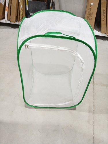 insect & butterfly pop up habitat cage terrarium - 22" X 34" - white/green image 3