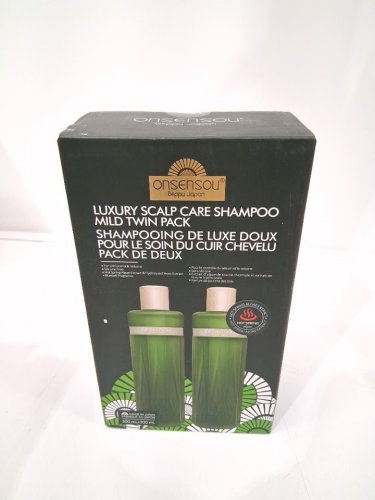 2pk onsenou luxury scalp care shampoo - 300ml each - mild image 2