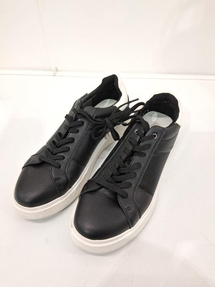 men's aldo Court Shoe - size 11 - black/white (style: 3322511) image 2