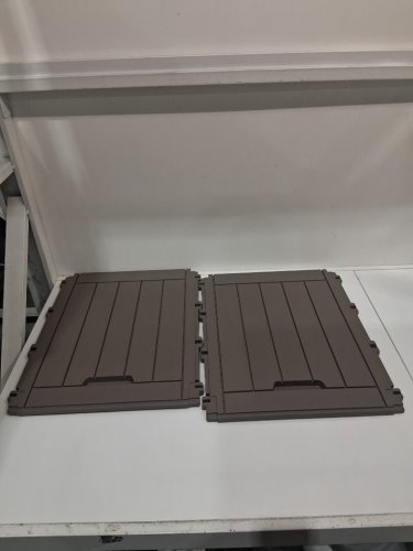 resin outdoor deck storage box - grey image 4