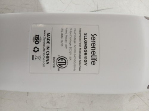 SereneLife Portable Air Compression Leg Massager with Heat & Compression - 6 Modes /3 Vibrations /3 Intensities - grey (model: CA-SLLGMSGR41GY) image 12