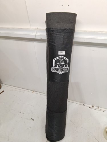 HAPBEAR Large Yoga Mat - 72"x36" - black/grey (model: hb-ym04-ca) image 2