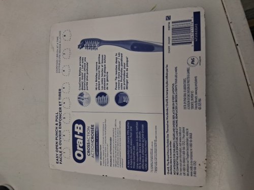 8PK ORAL-B MAX CLEAN ADVANCED TOOTHBRUSH CROSSACTION, SOFT - ASSORTED COLORS image 3