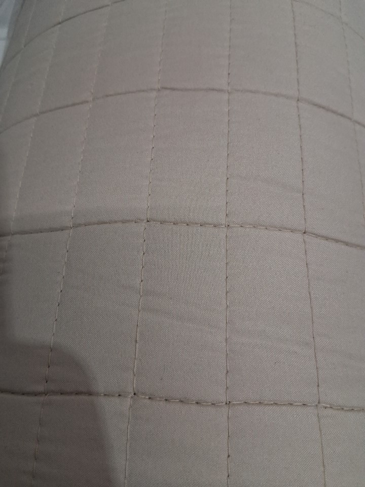3PC COMFORT SPACES KIENNA DOUBLE SIDED QUILT & SHAMS SET - KING - IVORY (MODEL: CS13-1498)) image 3