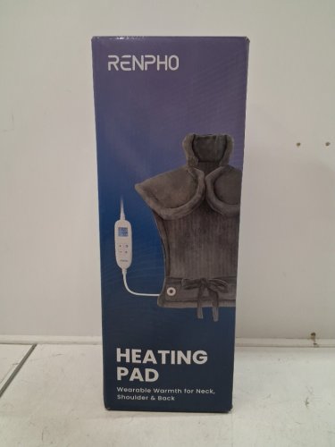 renpho wearable electric heat pad - 24"x33" - coral (model: r-hap61") image 4