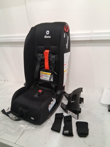 DIONO C11 RADIAN 3R 3-IN-1 CONVERTIBLE REAR/FORWARD FACING CAR SEAT - UP TO 10 YEARS - 120LBS CAP - JET BLACK (MODEL: 50620-NA-01) image 2