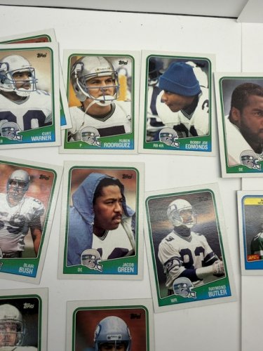 78 ASSTD 1987 1988 TOPPS FOOTBALL CARDS image 3