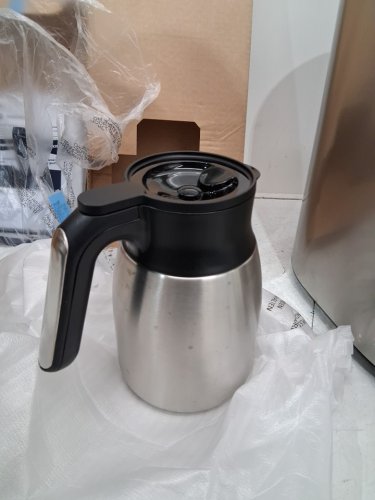 delonghi truebrew 2-in-1 single serve & drip coffee maker with built-in grinder - 5 cup thermal carafe - black/stainless steel (model: cam51035m) image 8