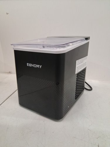 EUHOMY SELF-CLEANING BULLET COUNTERTOP ICE MAKER WITH ICE SCOOP - MAKES 27LB PER DAY - BLACK (MODEL: im021-bbl-caeh / IMB1008CA-UL) image 2