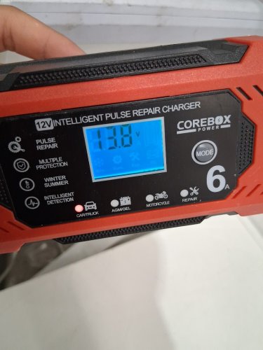 Car Battery Charger & maintainer -12V- RED/BLACK (MODEL: h-6cs) image 6
