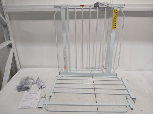 REGALO EASY STEP EXTRA WIDE METAL SAFETY GATE - 30" X 29"- 49" - WHITE (MODEL: 1164EWDS) image 3