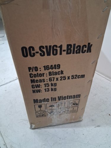 BestOffice Office Chair, Racing Gamer High Back Computer Task CHAIR, ADJUSTABLE HEIGHT FROM 41.7" - 45.7" - BLACK (MODEL: OC-SV61-BLACK) image 4