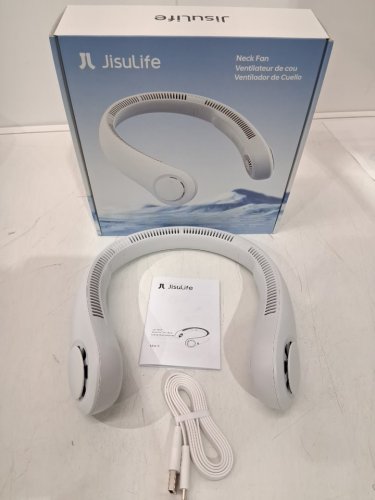 Jisulife LIFE4 5-Speed portable neck fan - OSFM - White (model: fa14-s) image 2