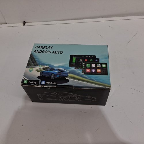 YAGEKING PORTABLE CAR STEREO MP5 PLAYER - WIRELESS CARPLAY ANDROID AUTO VIA BLUETOOTH, 7" HD SCREEN WITH MIRROR LINK, VOICE CONTROL, FM, TF CARD, USB, AUX - BLACK image 2