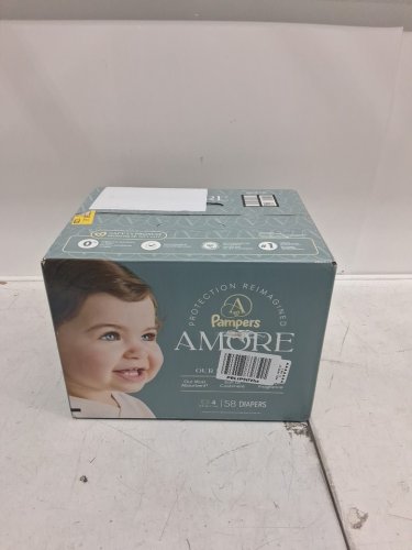 58PK PAMPERS AMORE MOST ABSORBENT AND BEST DIAPER - SIZE 4 - WHITE image 2