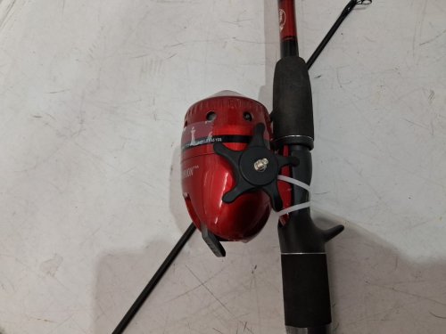 Bass Pro Shops Quick Draw Spincast Rod and Reel Combo - 6ft 6" - medium - fast - red / black - (model: qssc1066mc-2) image 4