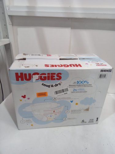 208PK HUGGIES Disney baby SNUG AND DRY leak protection - size 1 (8-14lbs) image 2