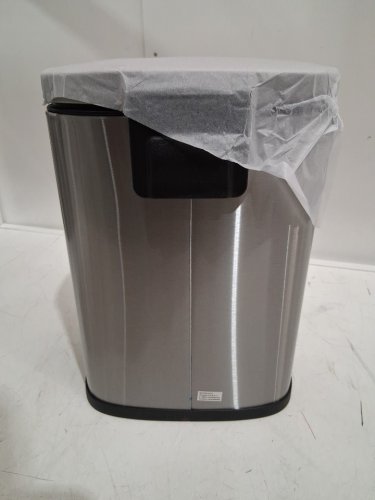 Amazon Basics Mini Rectangular Trash Can with Soft-Close Foot Pedal - 5L - STAINLESS STEEL (MODEL: B07PD3YST7) image 5