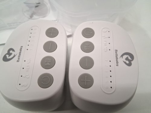 2PK BELLABABY WEARABLE HANDS FREE TOUCH CONTROL ELECTRIC BREAST PUMP - 6OZ - 24MM FLANGE - WHITE (MODEL: BLA8035) image 5