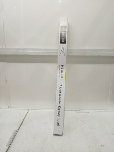 meeden tripod wooden display easel - 64" - beech walnut brown (MODEL: afe-6023-qht) image 2