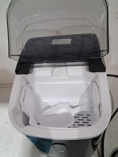 Euhomy Countertop Nugget Ice Maker - Makes 26lbs in a day - black (Model: IM002-NBL-CAEH) image 4
