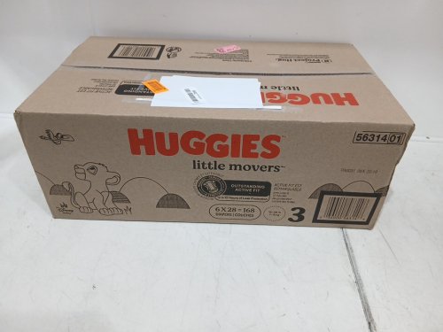 168PK HUGGIES LITTLE MOVERS BABY DIAPERS - SIZE 3 (16-28LBS) - DISNEY THE LION KING (MODEL: 56314) image 2