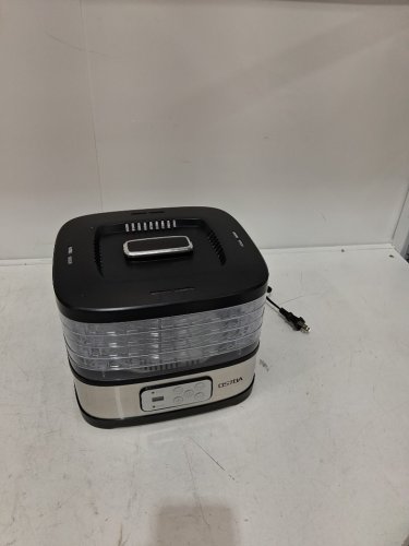 OSTBA adjustable 5-Tray Food Dehydrator Machine - 240W - SILVER (MODEL: GGJ-261B) image 4